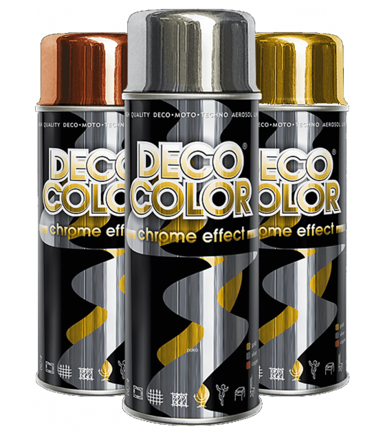 Краска  DECO COLOR CHROME EFFECT золото 400ml